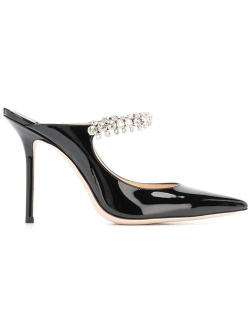 Black patent leather crystal woman pump Jimmy Choo | BING100PATBLACK